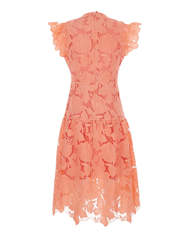 Derhy Women's Dress Gianna Orange Polyester Orange