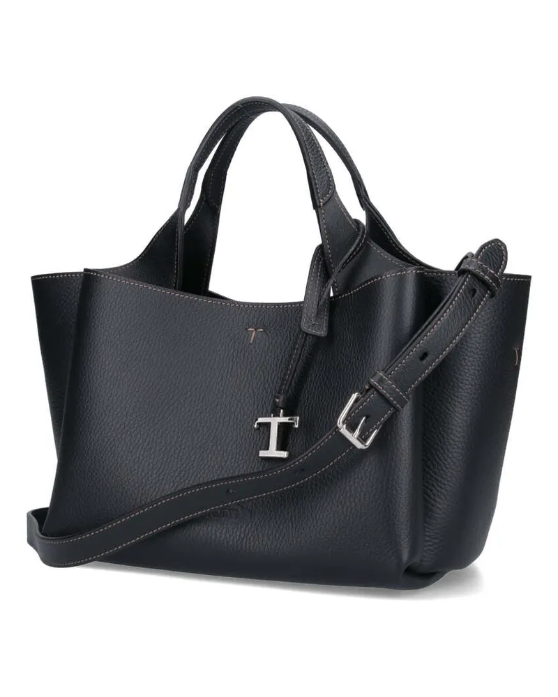 TOD'S Women's Bags Black Calf Leather Black
