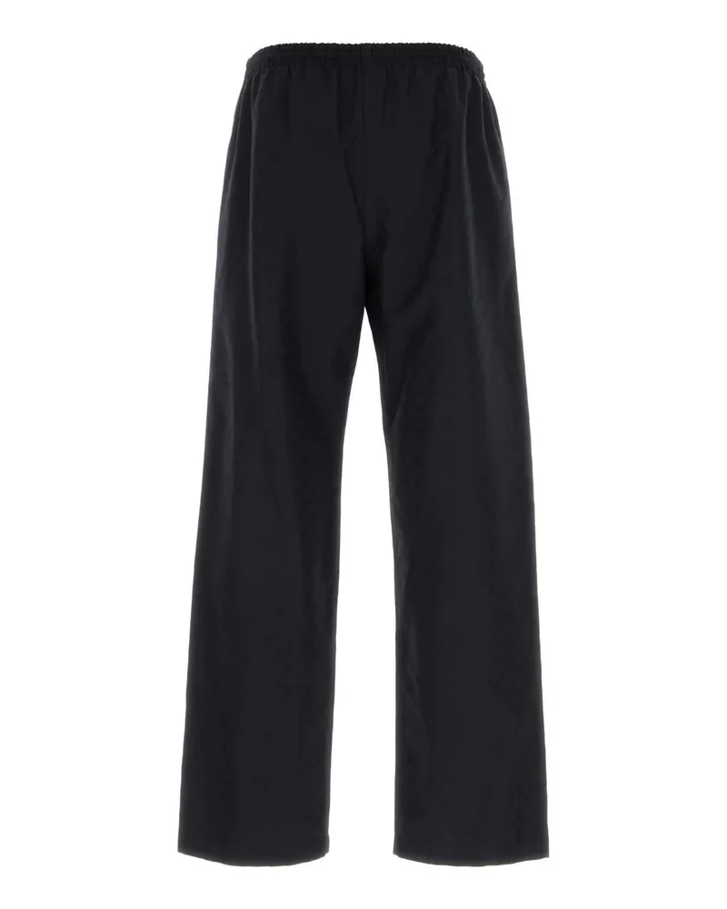 Gucci Men's Dark Blue Gg Cotton Pant Bluultramarine Exterior: Pantaloni Trousers Blue
