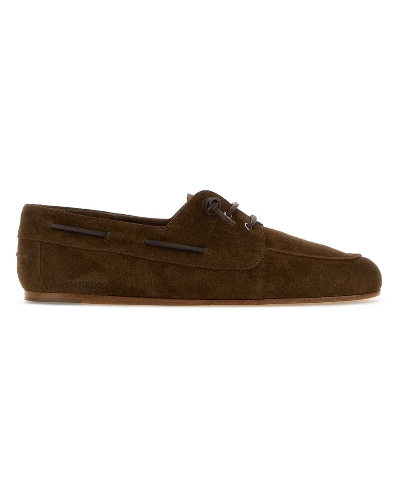 Dsquared2 Shoes Boat Shoe — Brown Brown