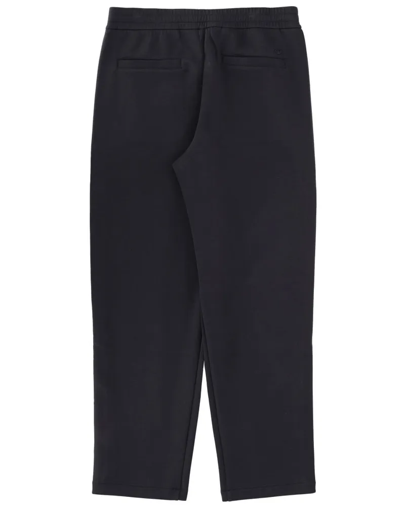Emporio Armani Stretch-Cotton Blend with Logo Trousers — Blue Blue