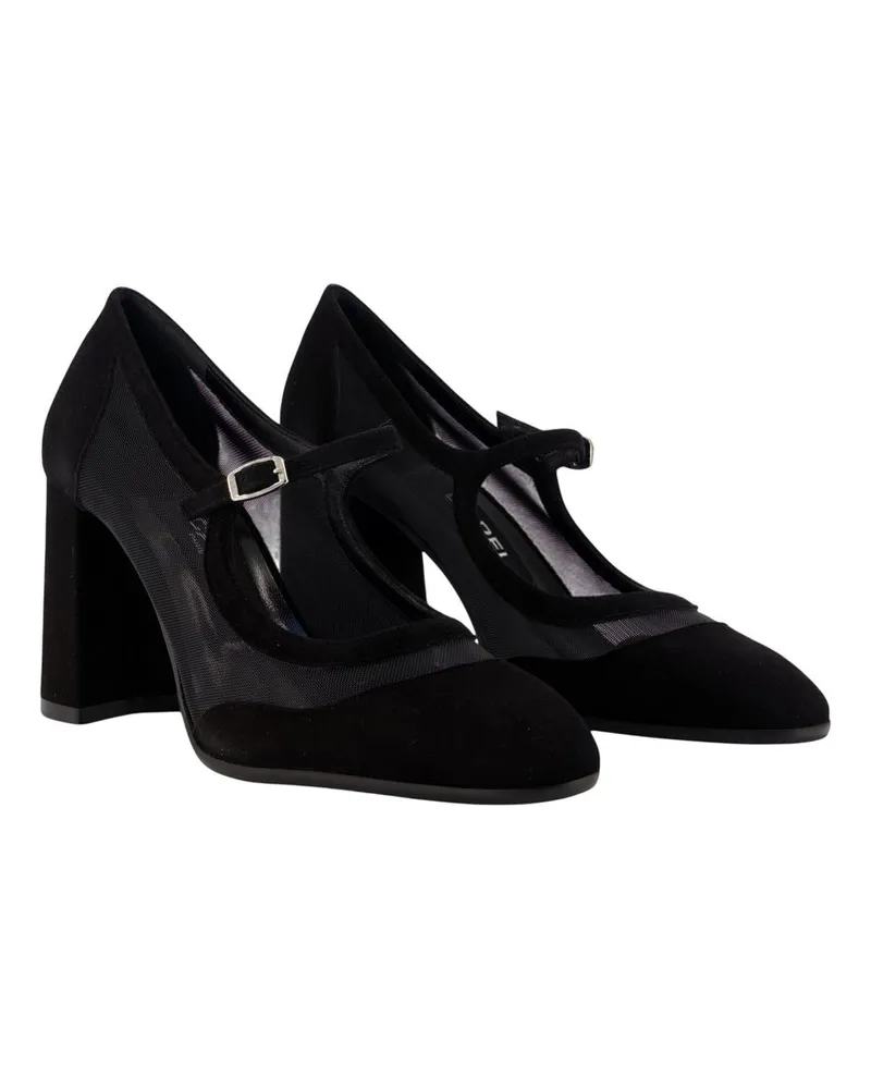 Carel Women's Sachanight Pumps -  Leather Black Shoes Black