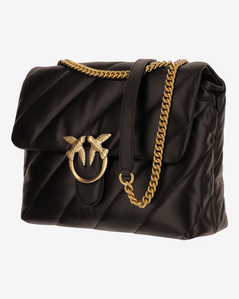 Pinko Love Big Puff Shoulder Bag — Brown Brown