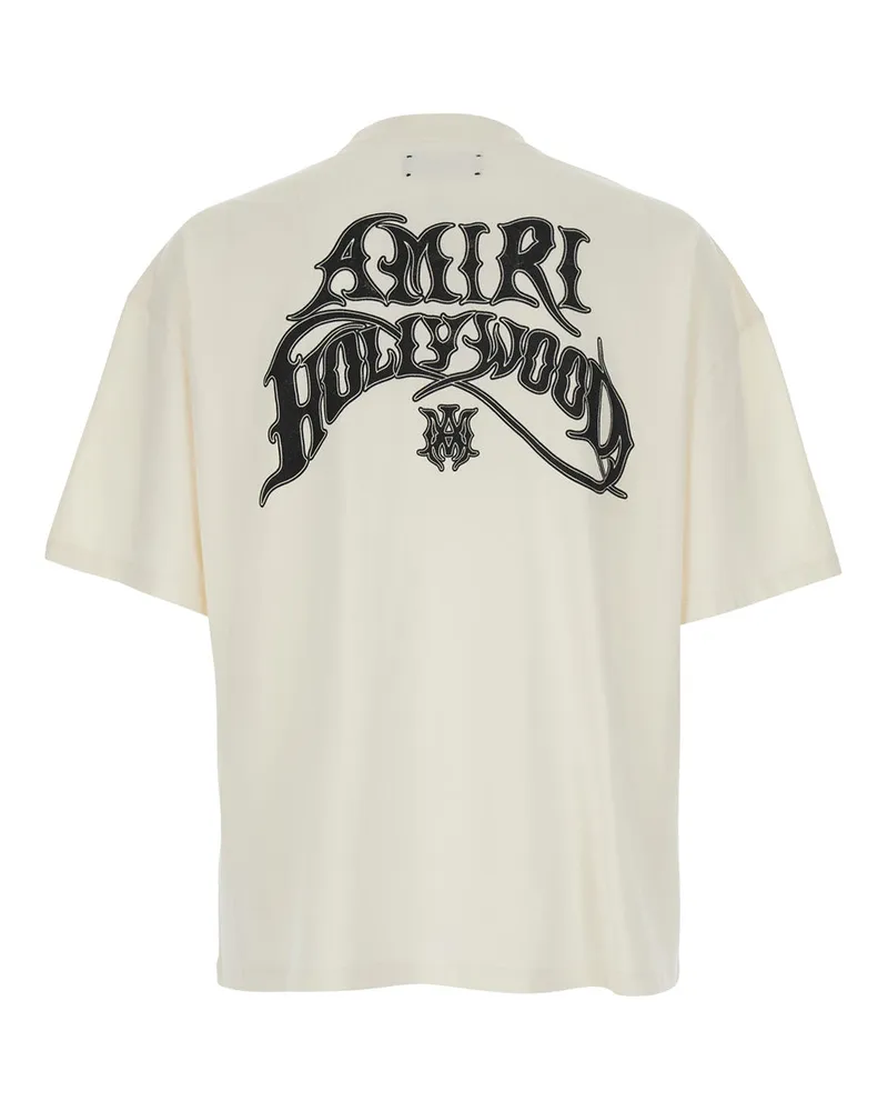 Amiri Men's T-Shirt White Cotton T-Shirts And Polos White