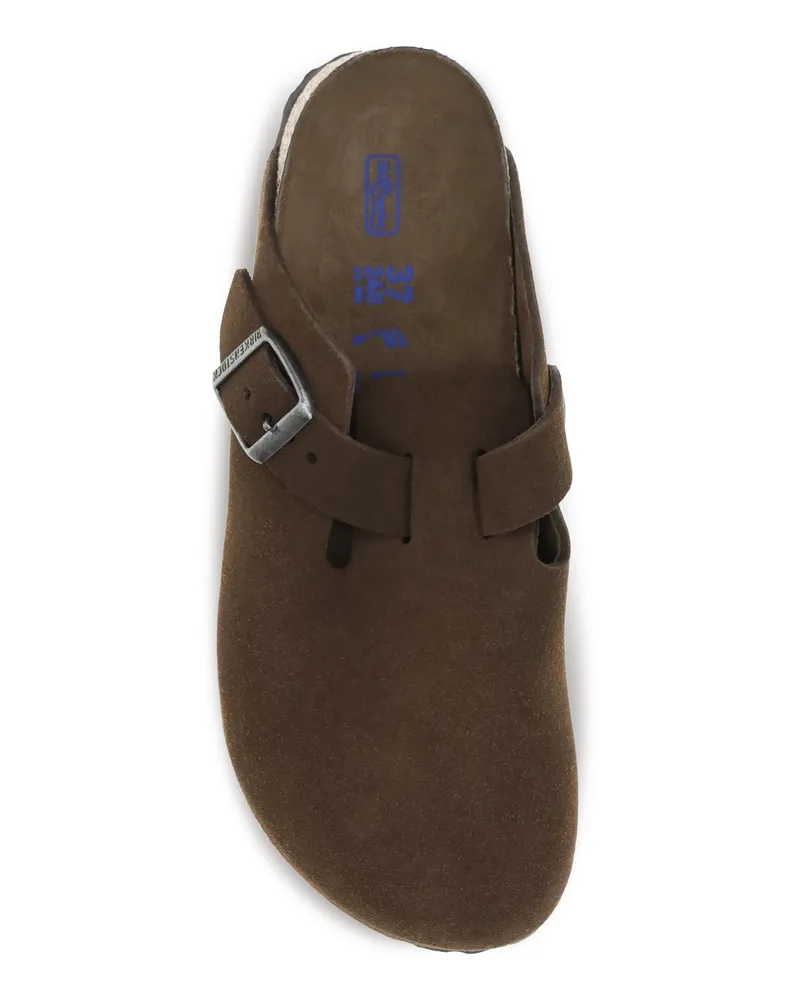 Birkenstock Boston Mule — Brown Brown