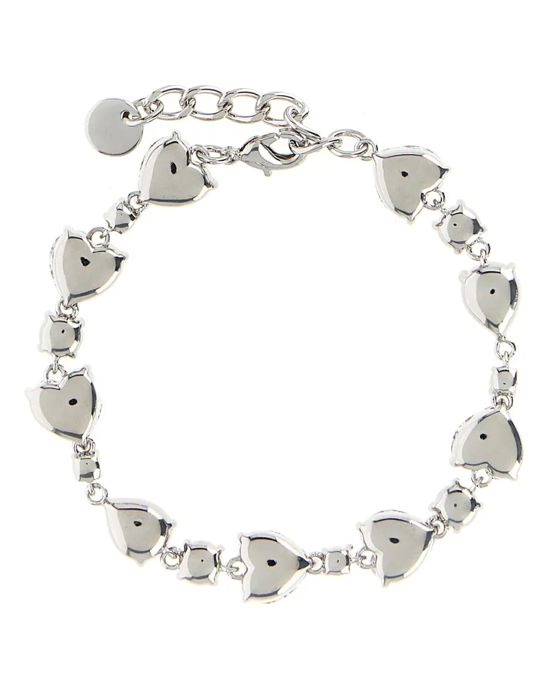 Self-Portrait Crystal Droplet Bracelet — Silver Silver