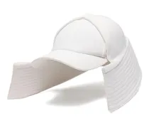 AC114W088 Cotton Visor — White