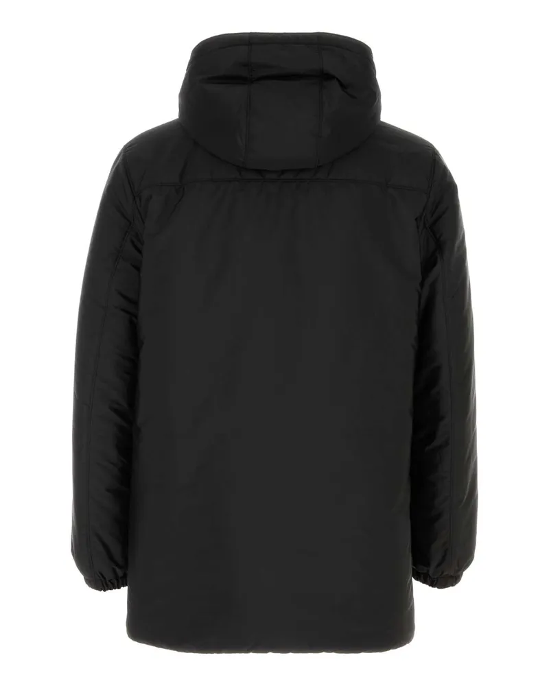 Prada Men's Black Nylon Down Jacket Nero Piumini Black
