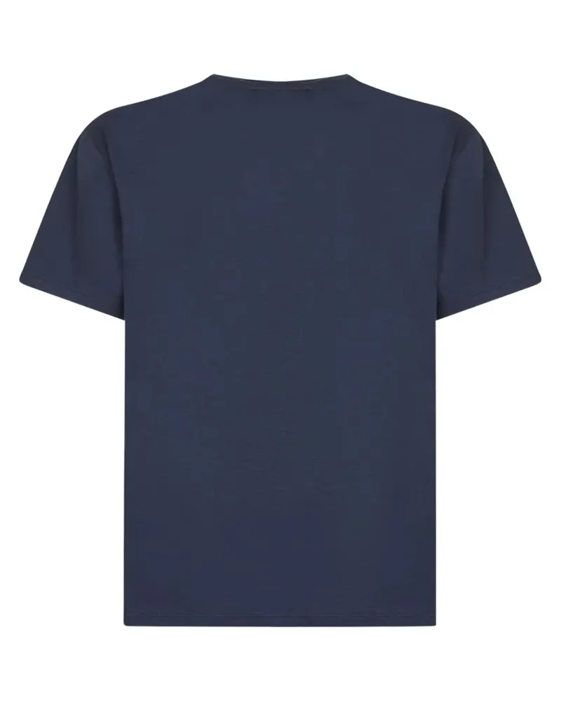 Max Mara Cotton Jersey T-Shirt — Navy Navy