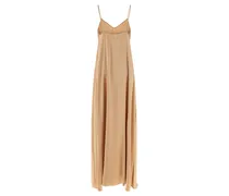 Viscose Maxi Dress — Beige