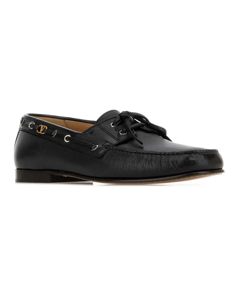 Valentino Garavani 8y2s0m05mil 0no Nero Buffalleather-Bubalus Bubalis Mocassini Loafers Black