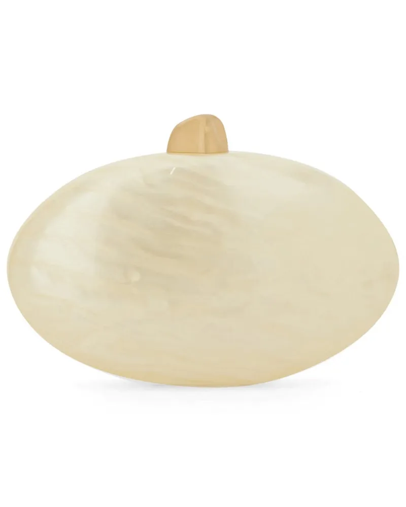 Cult Gaia Women's Clutch Eviana Ivory Acrylic Bags Ivory