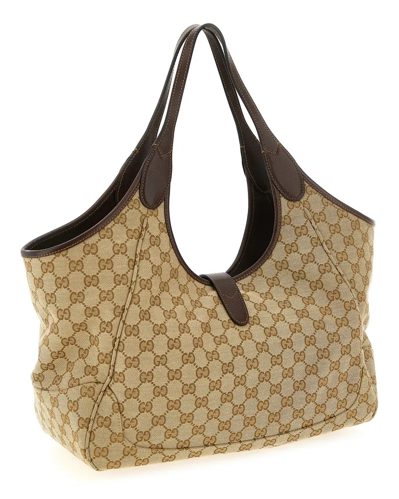 Gucci Women's Tote Beige Polyester Cotton Polyamide Beige