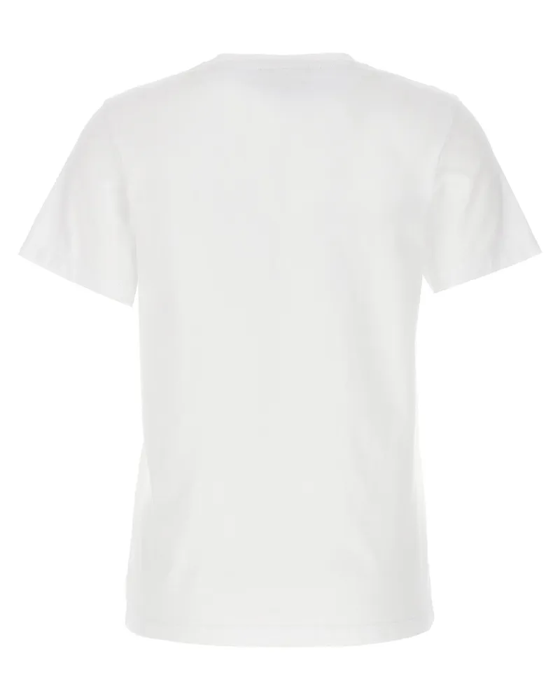 Kitsuné Logo-Embroidered Fox Patch T-Shirt — White White