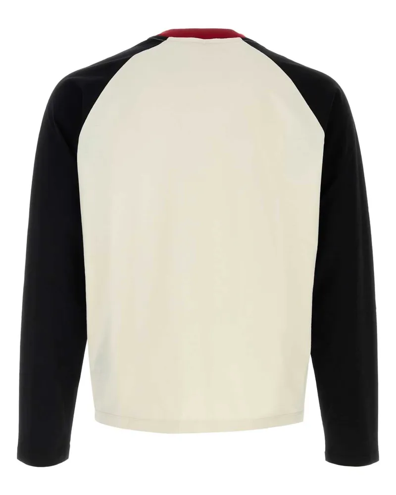 Versace Men's Ivory Cotton T-Shirt 2w0k0dirtywhiteblack T-shirts And Polos White