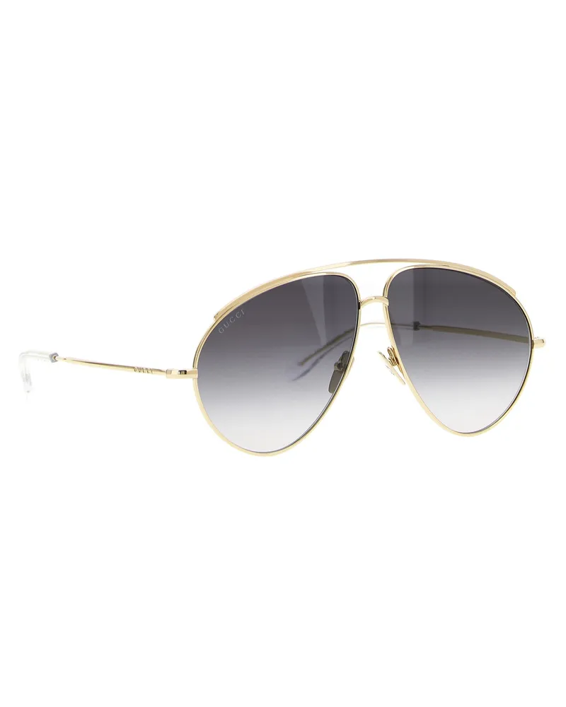 Gucci Women's Gold Metal Sunglasses Gold