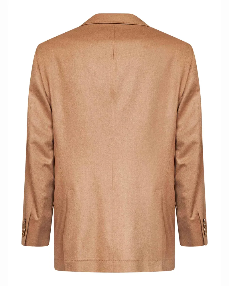 Brunello Cucinelli Men's Tailored Jacket Camel Hair Camel
