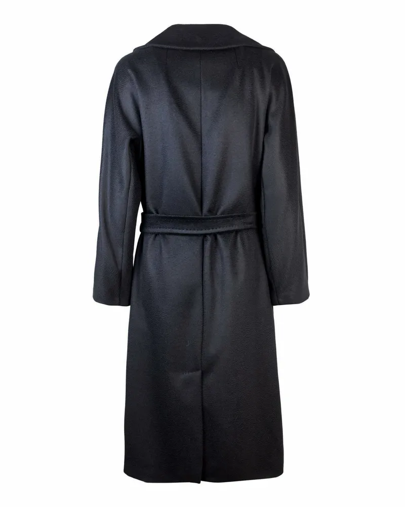 Max Mara Women's Coat Resina Black Black