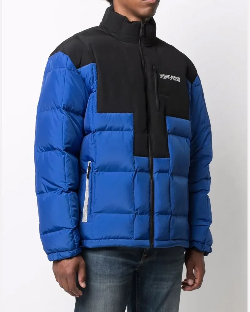 Marcelo Burlon | County of Milan County Of Down Jacket — Blue Blue