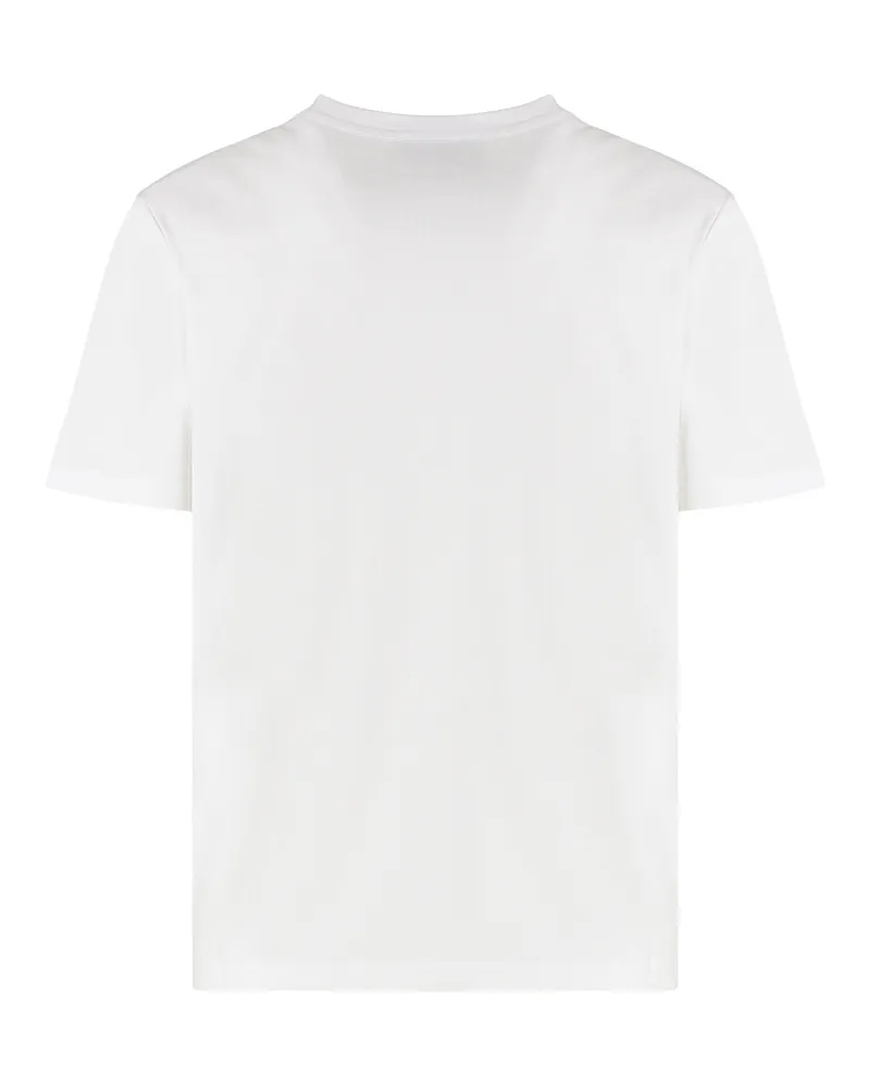 Tory Burch Women Cotton Crew-Neck T-Shirt White T-Shirts & Jerseys White