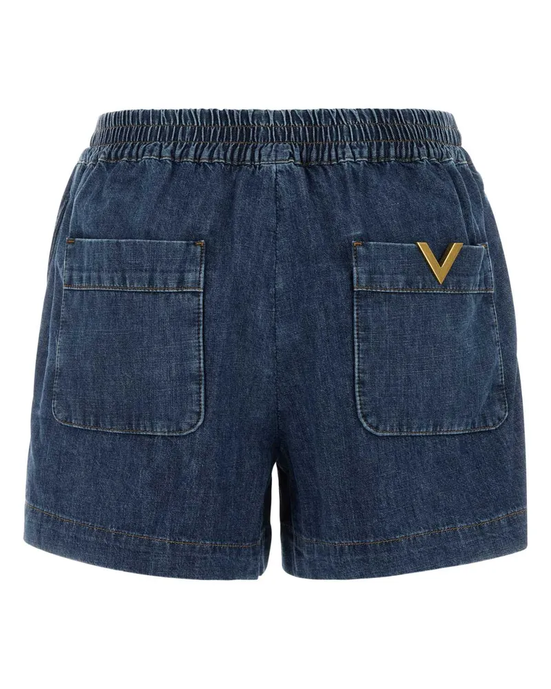 Valentino Garavani Denim Shorts — Blue Blue
