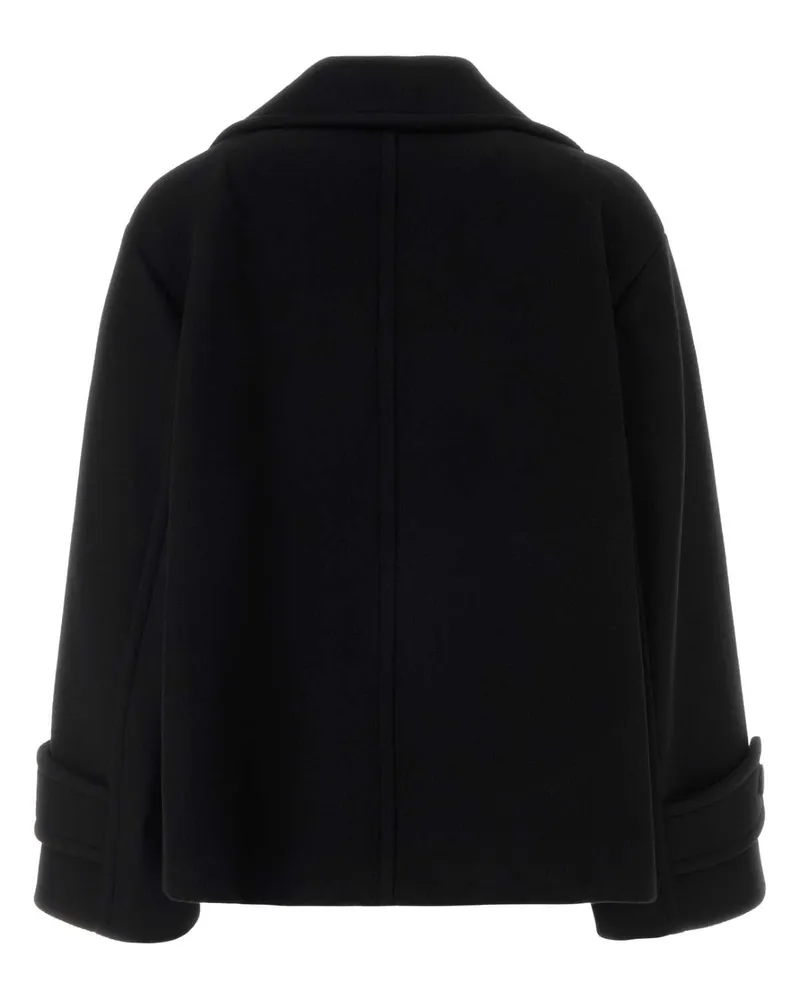 Chloé Women's Black Wool Blend Coat Cappotti Black