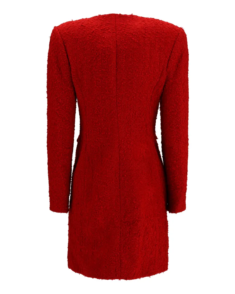 Magda Butrym Women's Dress Bouclé Red Polyamide Red