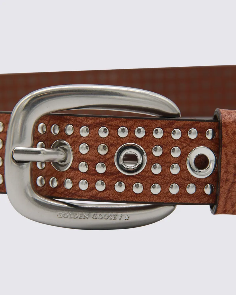 Golden Goose Men's Belts Cuoio _le Brown