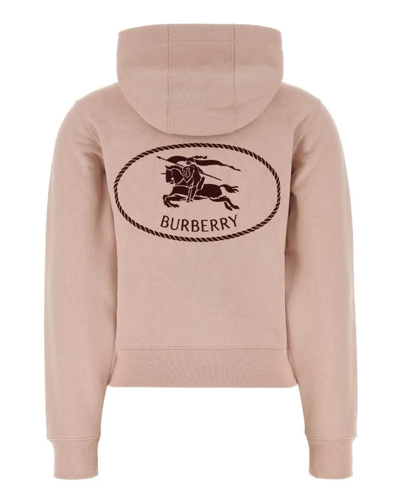 Burberry Women's Cotton-Jersey Hoodie Pink Jacket Pink