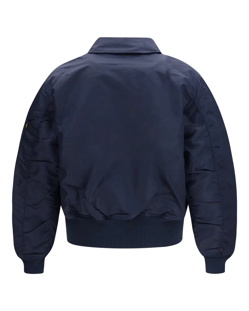 GR10K Men's Bomber Jacket Navy Nylon Navy