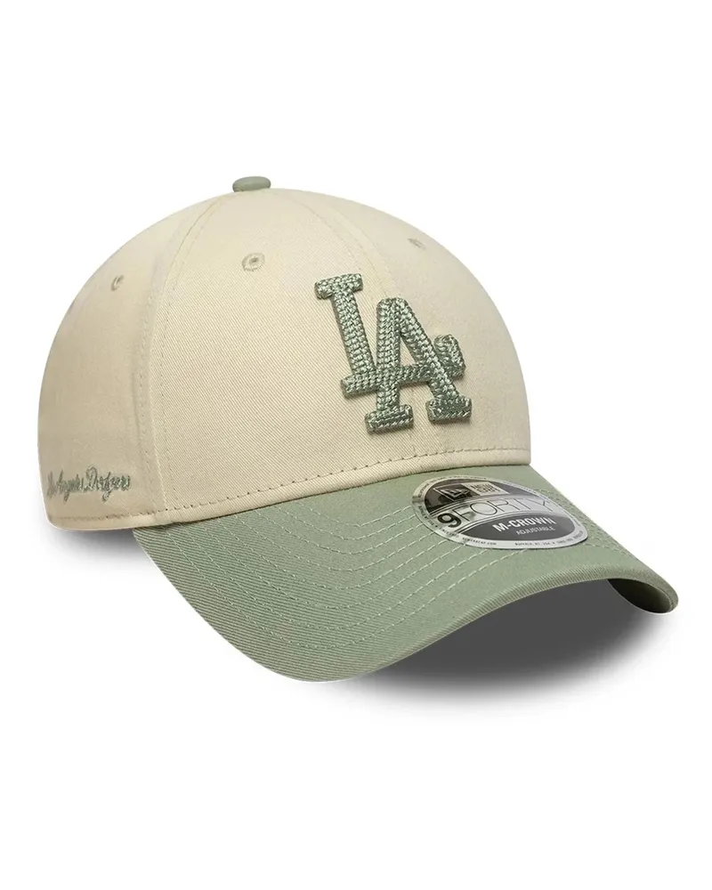 New Era Unisex Baseball Cap 9forty M-Crown La Dodgers Cream Cotton Hat Cream