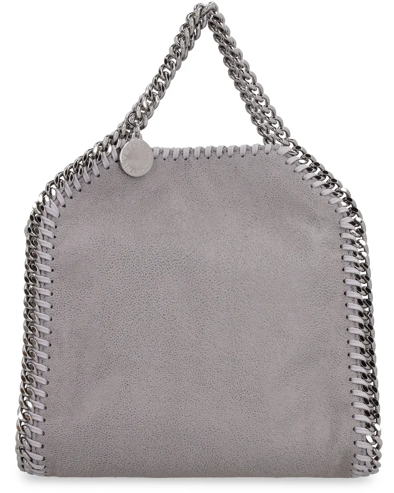 Stella McCartney Women's Mini Tote Bag Falabella Light Grey Polyester Gray