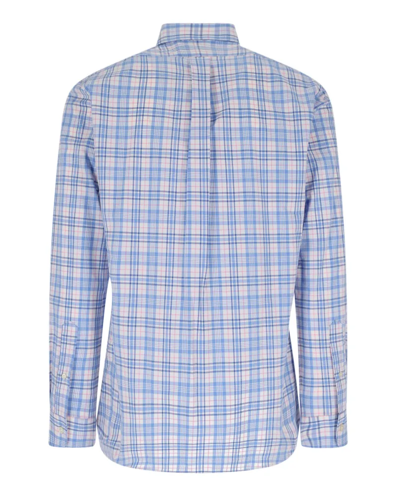 Ralph Lauren Men's Shirts Blue Cotton Blue