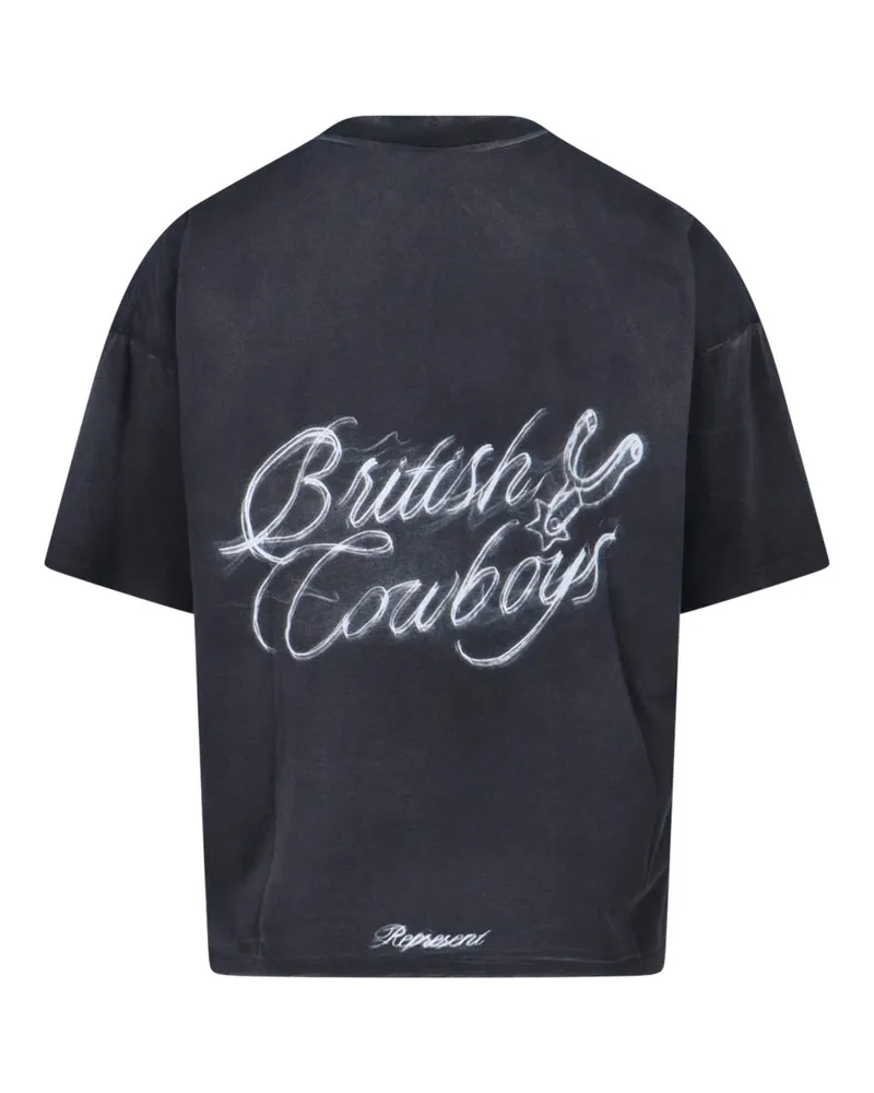 REPRESENT Men T-Shirts And Polos Black Cotton Black