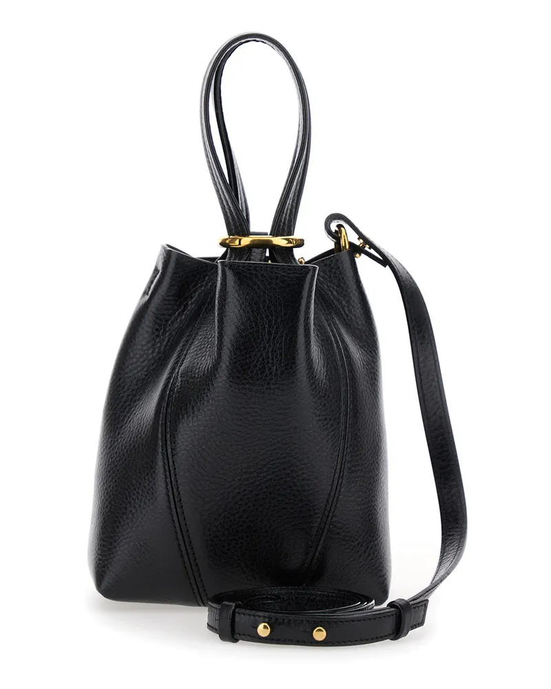 Chloé Women's Shoulder Bag Spin Black Leather Black
