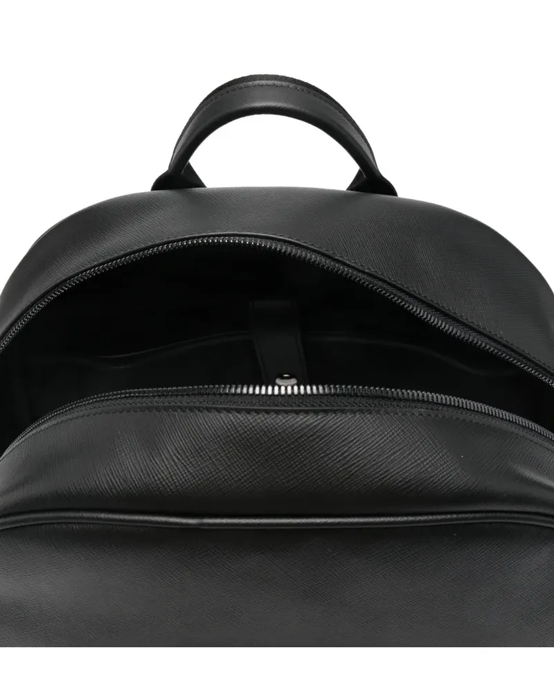 Kiton Women's Zip-Fastening Backpack Ss26 M Black