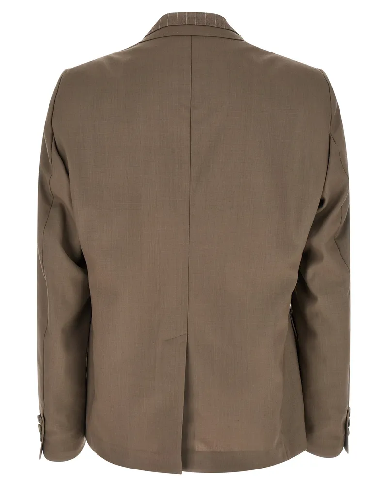 MIHARAYASUHIRO Men Beige Wool Blazer Clothing Beige