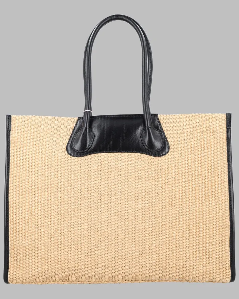 Vivienne Westwood Women's Tote Bag Troy Beige Cotton Polyamide Handbags Hand Beige