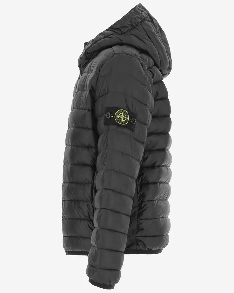 Stone Island Boys' Down Jacket Padded Nylon Black Polyamide Black