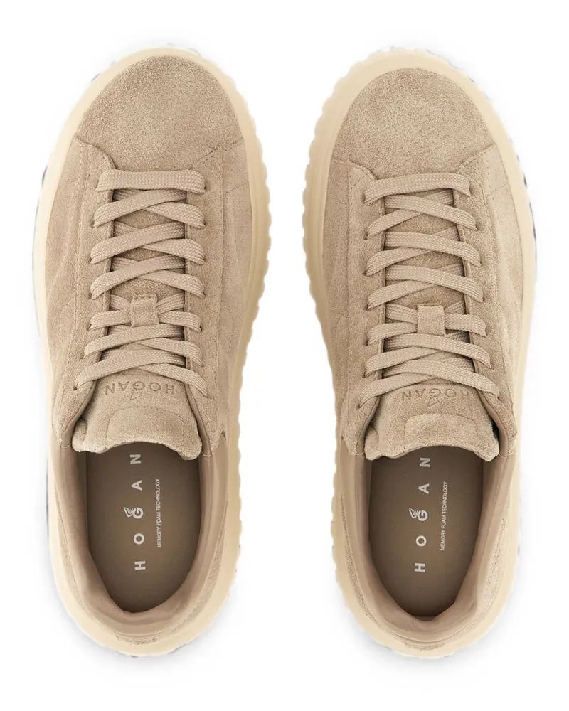 Hogan Suede Sneaker — Beige Beige