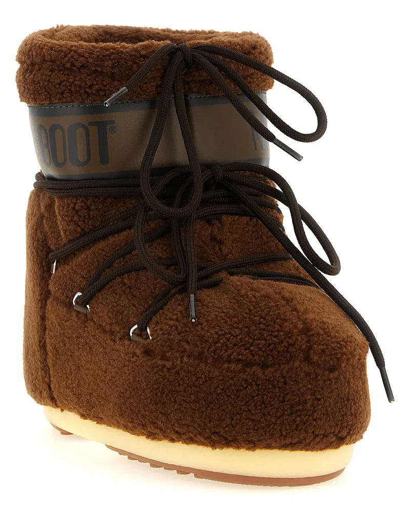 Moon Boot Icon Low Ankle Boot — Brown Brown