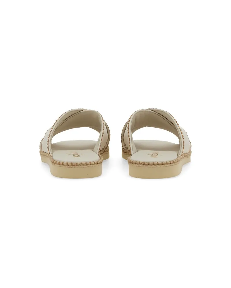 Hogan H660 Sandal — Ivory Ivory