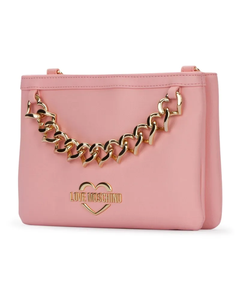 Moschino Women's Borsa 600 Leather Borse A Mano Bag Pink