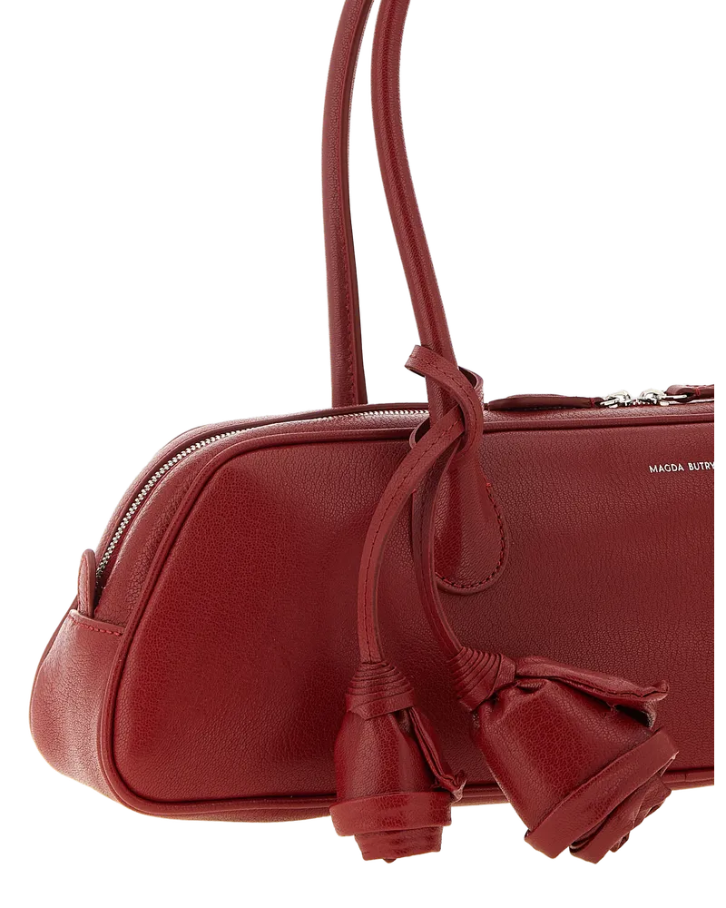 Magda Butrym Brigitte Trapeze Shoulder Bag — Red Red