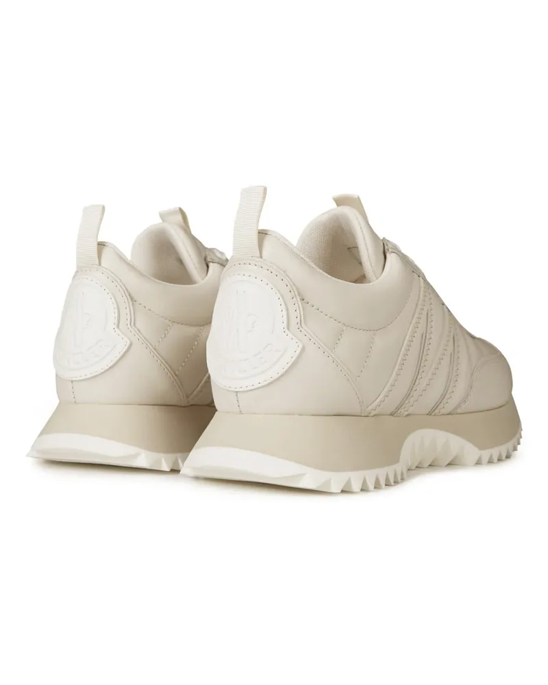 Moncler Women's Pacey Logo Chunky Sneakers Shoes Cream
