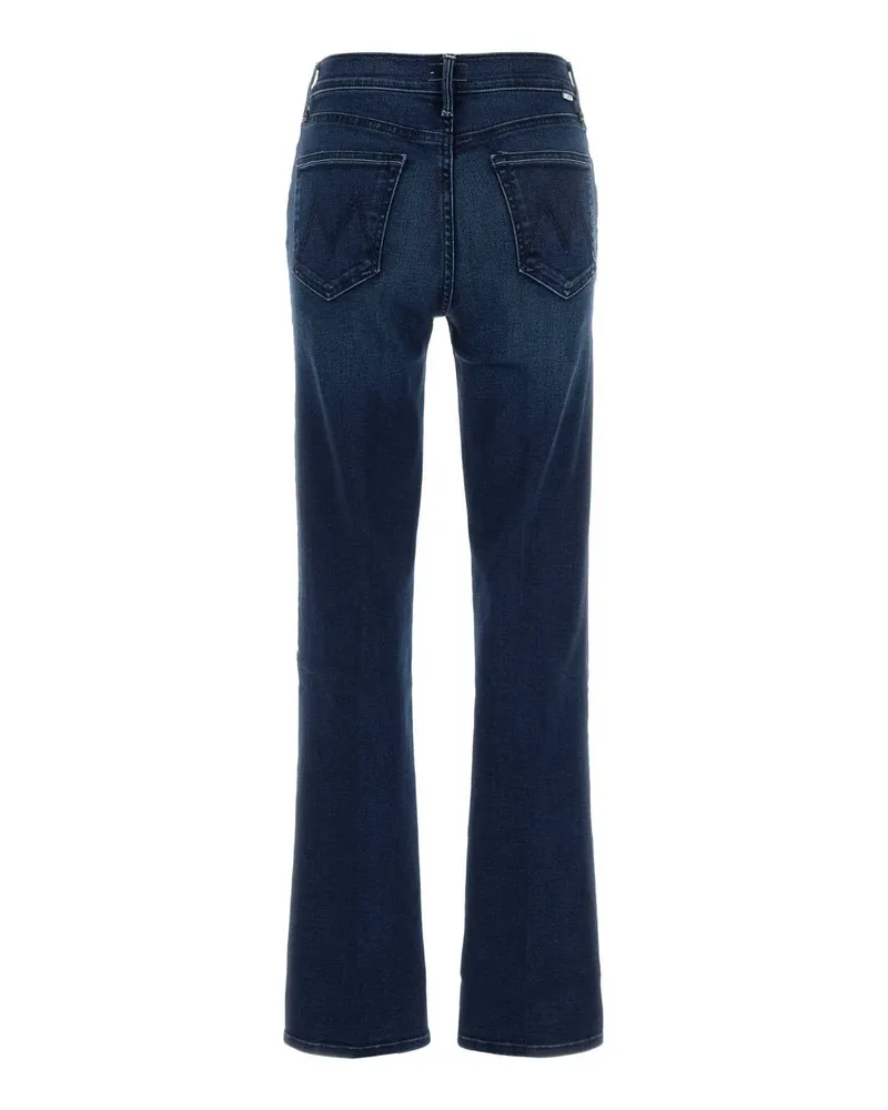 Mother Women's Blue Denim The Kick It Jeans Blu Blue