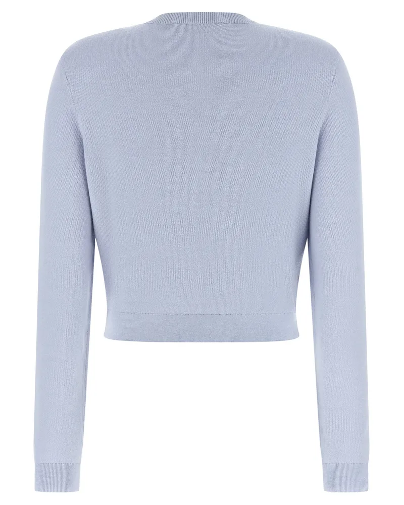 Self-Portrait Women's Blue Polyester Cardigan Clothing Blue
