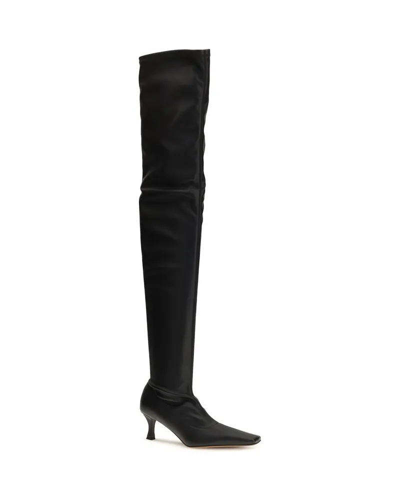 Proenza Schouler Thermoplastic Polyurethane Over-the-Knee Boot — Black Black