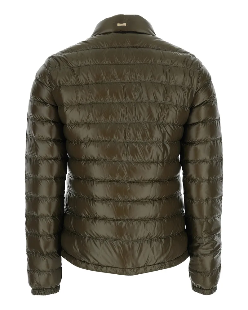 Herno Women's Puffer Jacket Quilted Green Polyamide Green