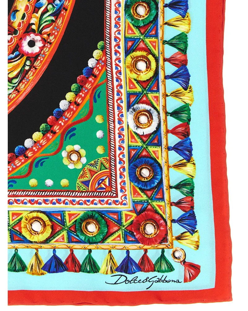 Dolce & Gabbana Women's Multicolor Silk Scarf Multicolor